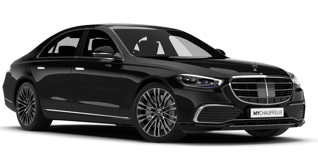Black Mercedes-Benz S-Class sedan