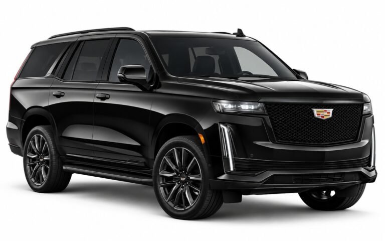 Black Cadillac Escalade SUV