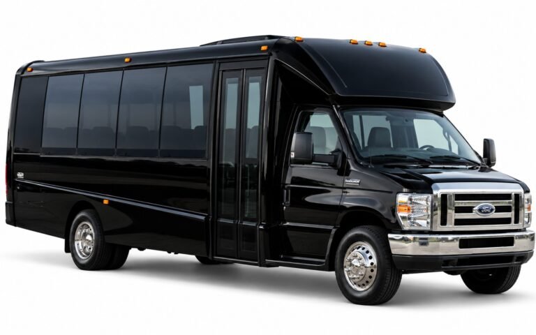 Black mini bus