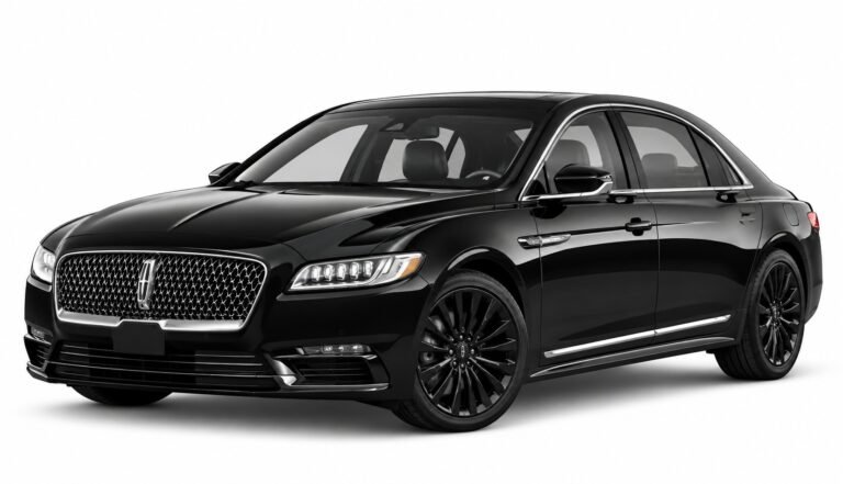 Black Lincoln Continental sedan
