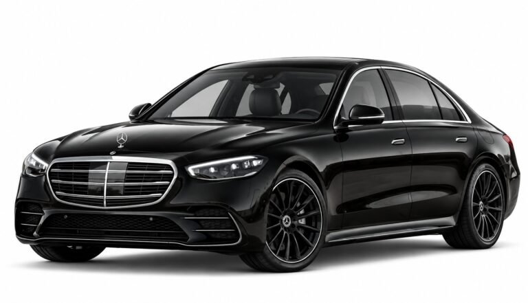 Black Mercedes-Benz S-Class sedan